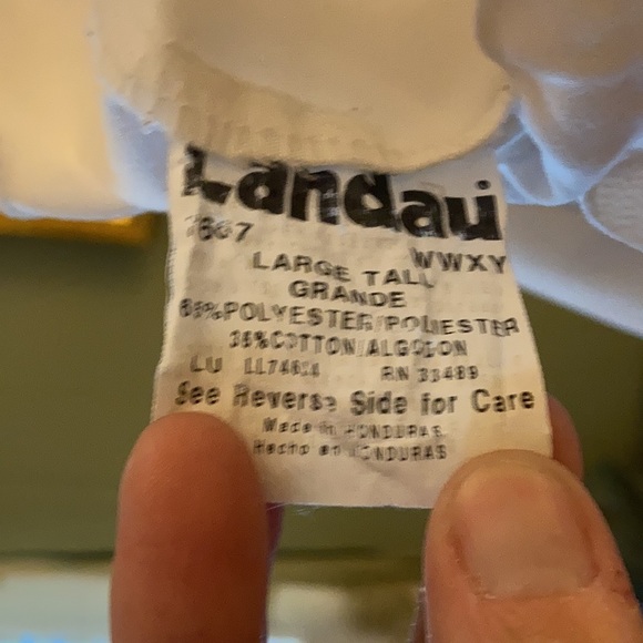 Landau for her drawstring waist scrub pants L tall - Picture 7 of 8